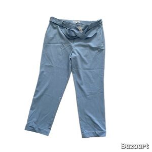 NWT LOFT Women's Light Blue dress pants with tie waist size 14